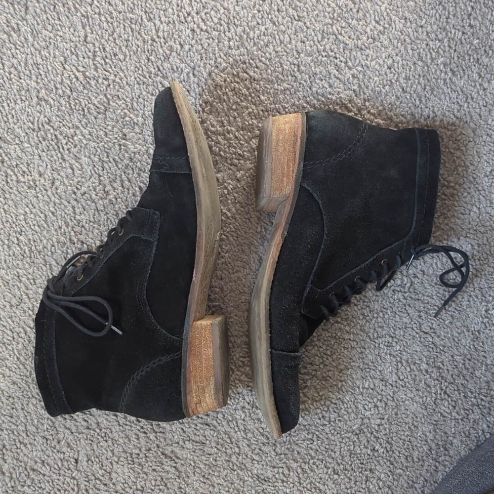 Dolce Vita Black Lace Up Boots